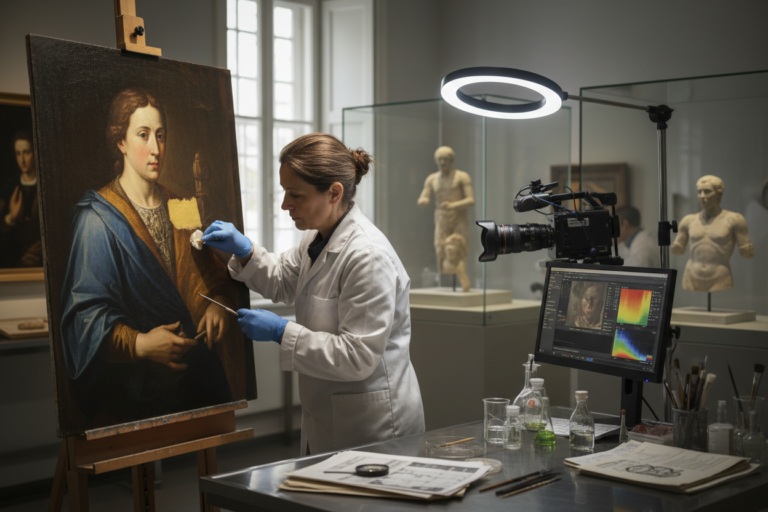 Georgia Vertes über Kunstrestaurierung: Wie alte Meisterwerke bewahrt und erneuert werden